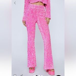 Nasty Gal Premium Velvet Sequin Flare Pants Taylor Swift Eras Tour pants